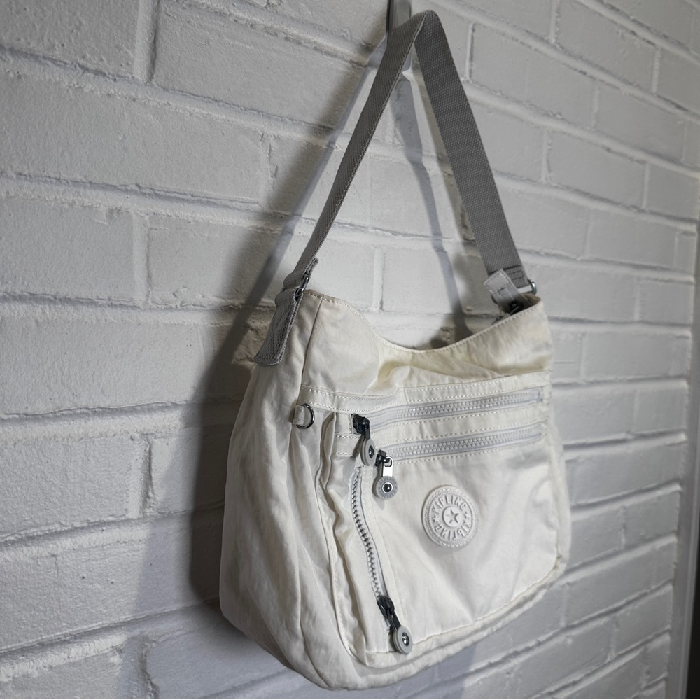 Kipling Women's White Nylon Shoulder Bag - Picture 2 of 7